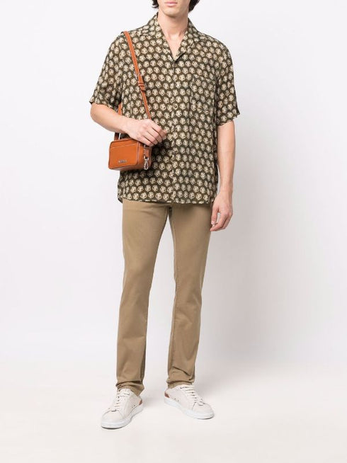 Regular slim fit trousers